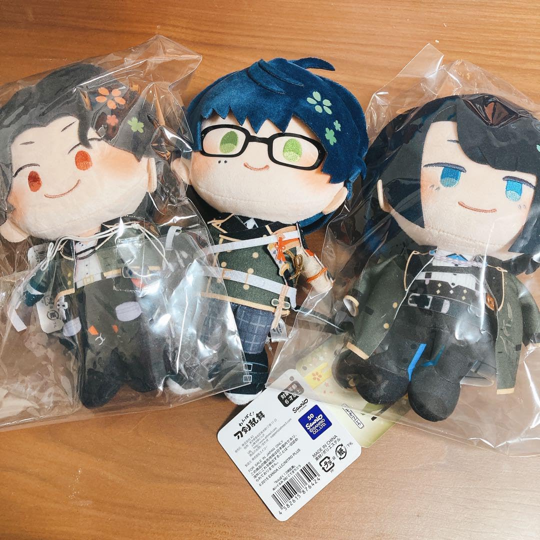 Amazon.co.jp: 刀剣乱舞 ぬいぐるみ わんぱく 3体セット 江 : おもちゃ